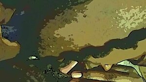 Dildo tongue tag team on wet ebony pussy