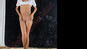 Intense Nurse Photoshoot Showcases Latina Pussy And Ass