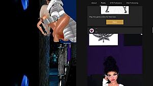 lianamiller201 gets cuckolded in imvu sex scene. old ass action with emojis 😈