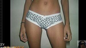 Jade's naughty exhibitionist orgasm in homemade trailer part 02.