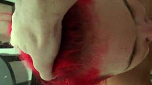 Amber on her knees for daddy