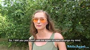 Are These the Most Perfect Set of Natural Tits in Outdoor Public Flashing?