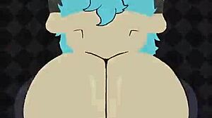 sky enjoys titty fuck and blowjob with monster cock leading to cumshot