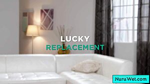 sensual busty blonde masseuse gives client intense wet slippery sex massage - rory knox lucas ayres