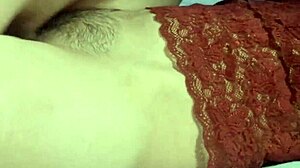 Cummed on hairy pussy hot wife rides