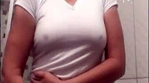 brazilian milf enjoys hidden masturbation to orgasm