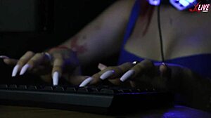 our dear community manager alice and we are pleased with this asmr section