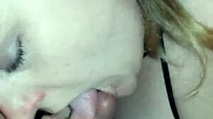 she deepthroats and swallows my cock