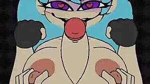 sky enjoys titty fuck and blowjob with monster cock leading to cumshot