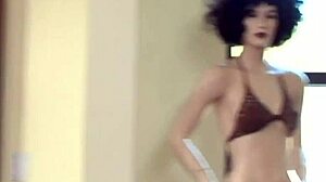 3some unfolds with asian babes in steamy rough action