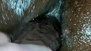 Hey, this sexy femdom babe pegs a guy in an interracial scene 😈