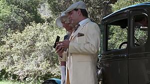 Outdoor Tease with Natasha Marley in Stockings