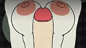 sky enjoys titty fuck and blowjob with monster cock leading to cumshot