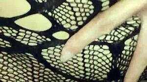 First Anal For Slutty Filipina In Fishnets!