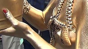 Osu Kinpou Show Costume Slips, Nipples Exposed