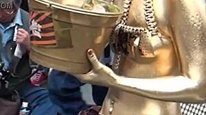 Osu Kinpou Show Costume Slips, Nipples Exposed