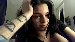 Hey, this hot girl is showing off her big tits and horny vibes