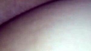 Mature amateur shows off her ass