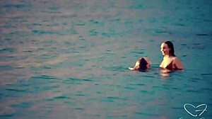 Hey, Charlie Forde and Olive Gee are making out at the beach sunset, but things get juicy with moaning and kissing 😘