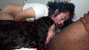 double puerto rican latinas sucking monster cock in cowgirl