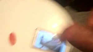 cum shoots out for this black cock lover, feeling every drop 😍