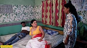 Indian Beautiful Mother-in-Law in Taboo Family Sex with Intense Action!