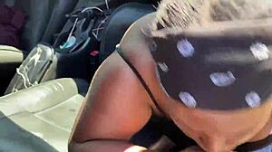 Thot gets mad sucking dick in public lol.