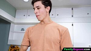Invisible Step-Brother Fucks Sister In Laundry