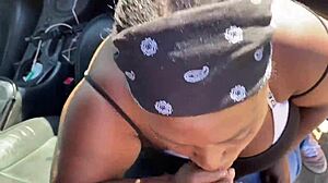 Thot gets mad sucking dick in public lol.