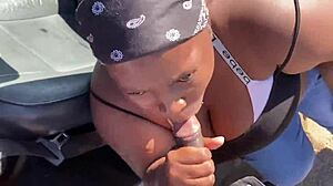 Thot gets mad sucking dick in public lol.