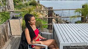 feeling so full after getting filled, kira noir's big ass and tits craving that cock and cream