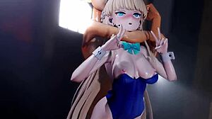 Toki Climaxes Hard in Bunny Double Peace!