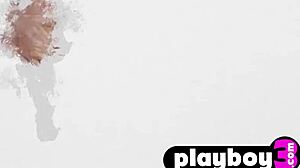 Sexy Blonde Babes Pose In Lingerie For Playboy