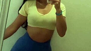 culona fitness rosmery lara in leggings workout