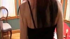 Liz Vicious In Redhead Emo Goth Teen 18+ Pussy Masturbation At Dinner Party