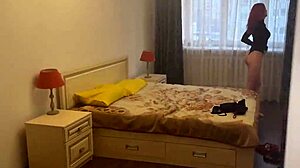 redhead teen 18+ with natural tits fucks amateur couple with monster cock