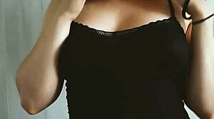 trish collins enjoys an oily ride on her big black cock 😏