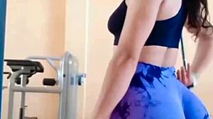 culona fitness rosmery lara in leggings workout