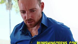 Tied Up Teen 18+ Ho Gagging On Dick And Getting Rough Fucked