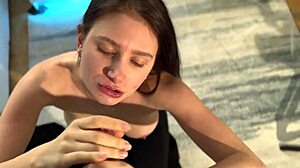 He Treats Her To Cock After Practice With Blowjob And Cumshot