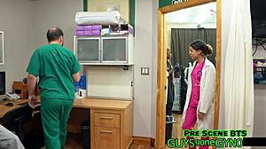 i'm a student intern angel ramiraz feeling humiliated in latex gloves backstage