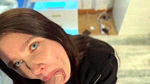 He Treats Her To Cock After Practice With Blowjob And Cumshot