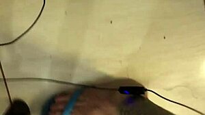 hot student gives intense deep blowjob while using sex toy for anal pleasure and assfucking fun