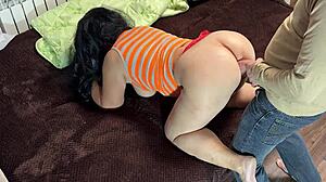 stepmom amused stepson and took dick in ass 😏