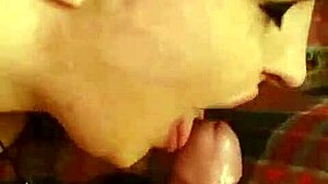 Kandy Kane's Deepthroat Blowjob As Housewife