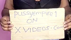 Chubby girl with big tits and shaved pussy enjoys casual fun