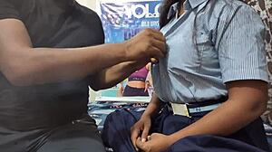 Desi College Girl Bent Over For Anal Doggystyle