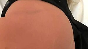 hot student gives intense deep blowjob while using sex toy for anal pleasure and assfucking fun