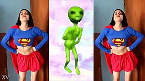 epic sax guy dancing with gamer girl hailtablita in fun video