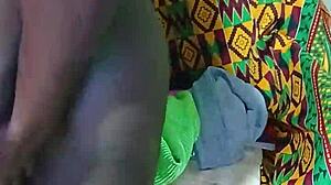 that petite 18+ ghanian girl enjoys herself alone